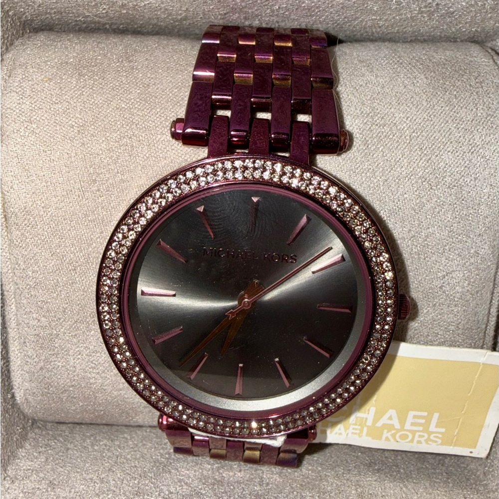 BNWT!!!! Michael Kors Darci Plum Watch